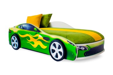 Детская кровать-машина Бондимобиль зеленый в Вологде