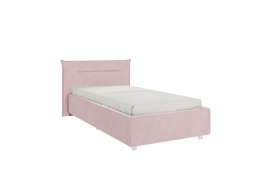 Кроватка 0.9 Альба, нежно-розовый (велюр) в Вологде
