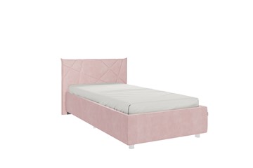 Кровать в детскую 0.9 Бест, нежно-розовый (велюр) в Вологде