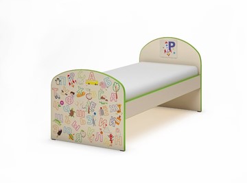 Детская кровать К-1 Азбука (Зеленая) в Вологде
