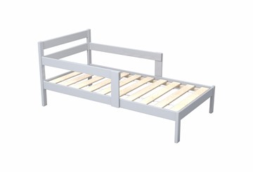 Детская кровать для мальчика Нордик 900х2000, массив белый в Вологде