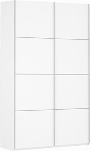 Шкаф 2-створчатый Прайм (ДСП/ДСП) 1200x570x2300, белый снег в Вологде