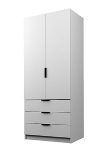 Шкаф двухдверный ЭШ2-РС-23-8-3я, Белый 190х80х52 в Вологде