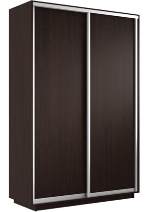 Шкаф 2-х дверный Экспресс (ДСП) 1200х600х2400, венге в Вологде - изображение