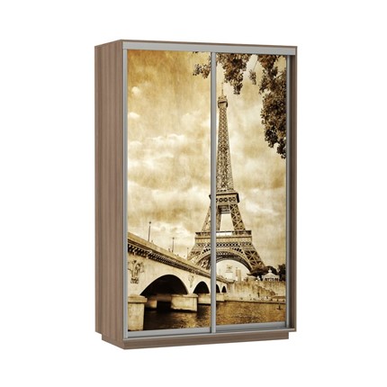 Шкаф 2-створчатый Экспресс 1600x600x2400, Париж/шимо темный в Вологде - изображение
