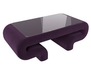 Стол в обивке Волна, фиолетовый (велюр) в Вологде