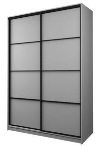 Шкаф MAX МШ-23-6-18-11, Профиль Черный/Цвет Серый в Вологде