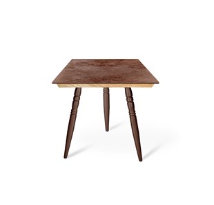 Керамический обеденный стол SHT-TU15 (3 шт.)/ТT8 60/60 (медный металлик/прозрачный лак/коричневая сепия) в Вологде
