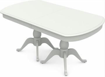 Овальный обеденный стол Фабрицио-2 исп. Мыло большой 3 вставки, Тон 9 (Морилка/Эмаль) в Вологде