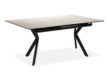 Кухонный стол раскладной Кубика Бордо 1CX 140х85 (Oxide Avorio/Графит) в Вологде