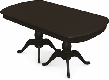 Кухонный овальный стол Фабрицио-2 исп. Мыло большой 3 вставки, Тон 11 (Морилка/Эмаль) в Вологде