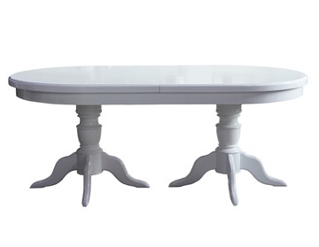 Овальный стол на кухню 3,0(3,5)х1,1 на двух тумбах, (стандартная покраска) в Вологде