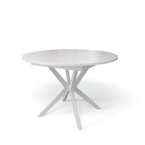 Стеклянный кухонный стол Kenner B1100 (Белый/Стекло белое сатин) в Вологде