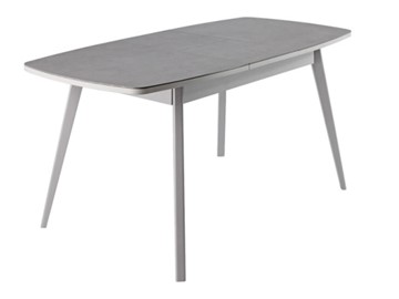 Кухонный стол раскладной Артктур, Керамика, grigio серый, 51 диагональные массив серый в Вологде