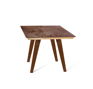 Керамический обеденный стол SHT-TU16 (4 шт.)/ТT8 60/60 (темный орех/прозрачный лак/коричневая сепия) в Вологде
