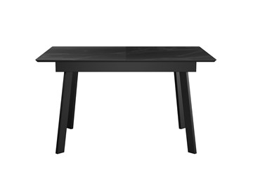Раскладной стол DikLine SKH125 Керамика Черный мрамор/подстолье черное/опоры черные (2 уп.) в Вологде