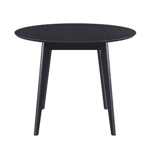 Кухонный стол раздвижной Daiva Орион Drop Leaf 100, Черный в Вологде