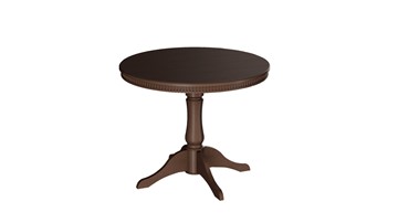 Круглый стол на кухню Орландо Т1, цвет Орех темный (Б-111.02.1) в Вологде