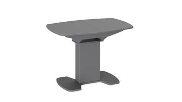 Стеклянный обеденный стол Портофино (СМ(ТД)-105.01.11(1)), цвет Серое/Стекло серое матовое LUX в Вологде