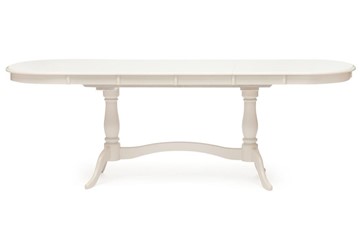 Обеденный овальный стол Siena ( SA-T6EX2L ) 150+35+35х80х75, ivory white (слоновая кость 2-5) арт.12490 в Вологде