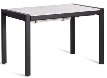 Кухонный раскладной стол SVAN (mod. 1011) ЛДСП+меламин/металл, 120+67х74х75, сосна/чёрный арт.19490 в Вологде
