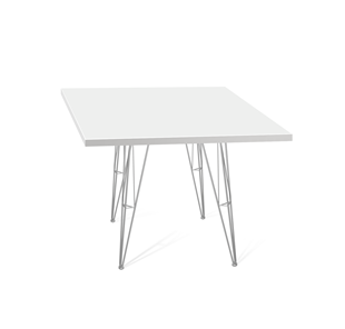 Кухонный обеденный стол SHT-TU10 (4 шт.)/ТT 80/80 (хром лак/белый) в Вологде