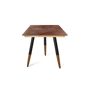 Керамический кухонный стол SHT-TU12 (3 шт.)/ТT8 60/60 (черный/темный орех/прозрачный лак/коричневая сепия) в Вологде