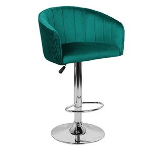 Мягкий барный стул Марк WX-2325 велюр зеленый в Вологде