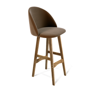 Барный стул SHT-ST35 / SHT-S65 (кофейный ликер/дуб брашированный коричневый) в Вологде