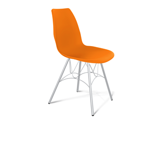 Кухонный стул SHT-ST29/S100 (оранжевый ral2003/хром лак) в Вологде