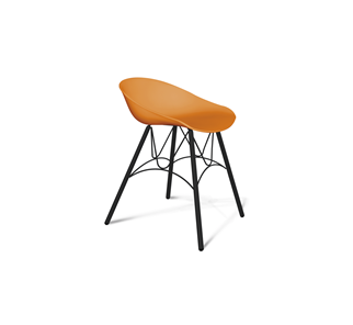 Обеденный стул SHT-ST19/S100 (оранжевый/черный муар) в Вологде