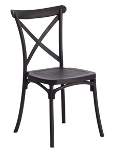 Обеденный стул CROSS (mod. PL24) 48х58х89 Black (черный) 05 арт.19693 в Вологде