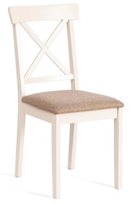 Кухонный стул Гольфи 2, дерево гевея 45х51х94 Ivory white/ткань кор.-зол 1505-9 (2 шт) арт.14117 в Вологде