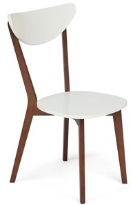 Обеденный стул MAXI (Макси), бук/МДФ 86x48,5x54,5 Белый/Коричневый арт.19583 в Вологде