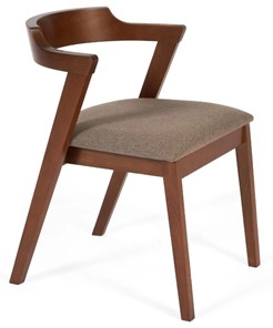 Обеденный стул VERSA (Верса) бук/ткань 54,5x56x74 Коричневый арт.19587 в Вологде