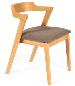Обеденный стул VERSA (Верса) бук/ткань 54,5x56x74 Натуральный (2 шт) арт.13989 в Вологде