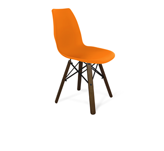 Обеденный стул SHT-ST29/S70 (оранжевый ral2003/темный орех/черный) в Вологде