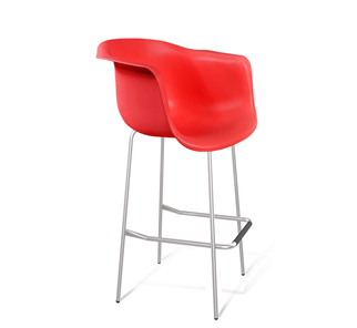 Барный стул SHT-ST31/S29 (красный/хром лак) в Вологде