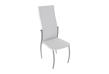 Обеденный стул Комфорт-М, цвет Эмаль Бриллиант, Белый Аллигатор к/з 218 (белый) в Вологде