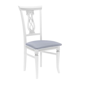 Кухонный стул Leset Юта (Белый 9003 + патина серебро) в Вологде