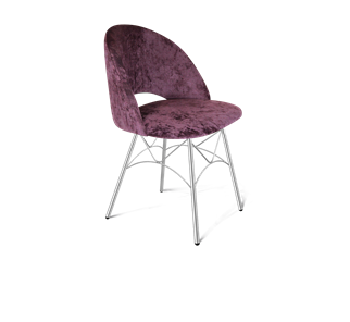 Обеденный стул SHT-ST34 / SHT-S107 (вишневый джем/хром лак) в Вологде
