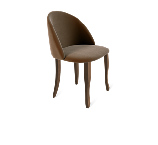 Обеденный стул SHT-ST35 / SHT-S122 (кофейный ликер/темный орех/черный муар) в Вологде