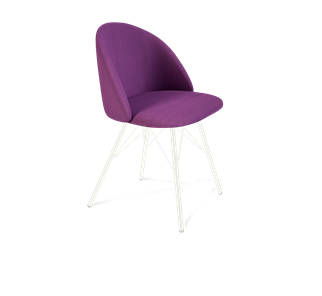 Обеденный стул SHT-ST35 / SHT-S37 (ягодное варенье/белый муар) в Вологде