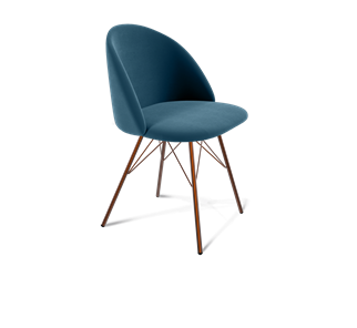 Обеденный стул SHT-ST35 / SHT-S37 (тихий океан/медный металлик) в Вологде