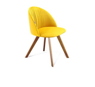 Обеденный стул SHT-ST35-1 / SHT-S39 (имперский жёлтый/светлый орех) в Вологде