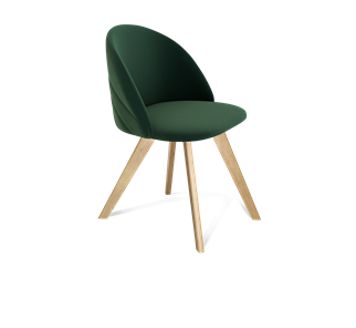 Обеденный стул SHT-ST35-2 / SHT-S39 (лиственно-зеленый/прозрачный лак) в Вологде