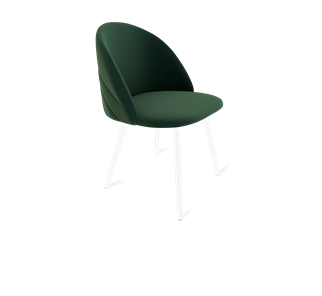 Обеденный стул SHT-ST35-2 / SHT-S95-1 (лиственно-зеленый/белый муар) в Вологде