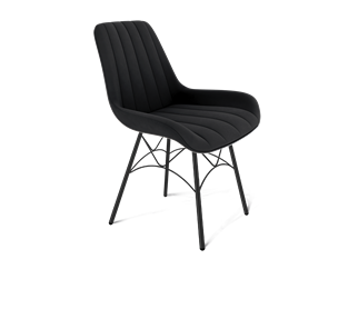 Обеденный стул SHT-ST37 / SHT-S107 (ночное затмение/черный муар) в Вологде