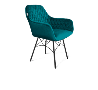 Обеденный стул SHT-ST38 / SHT-S107 (альпийский бирюзовый/черный муар) в Вологде