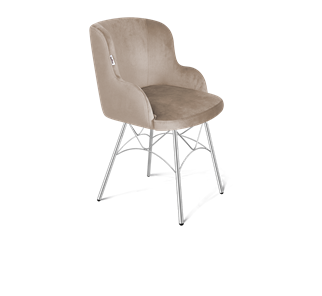 Обеденный стул SHT-ST39 / SHT-S107 (латте/хром лак) в Вологде
